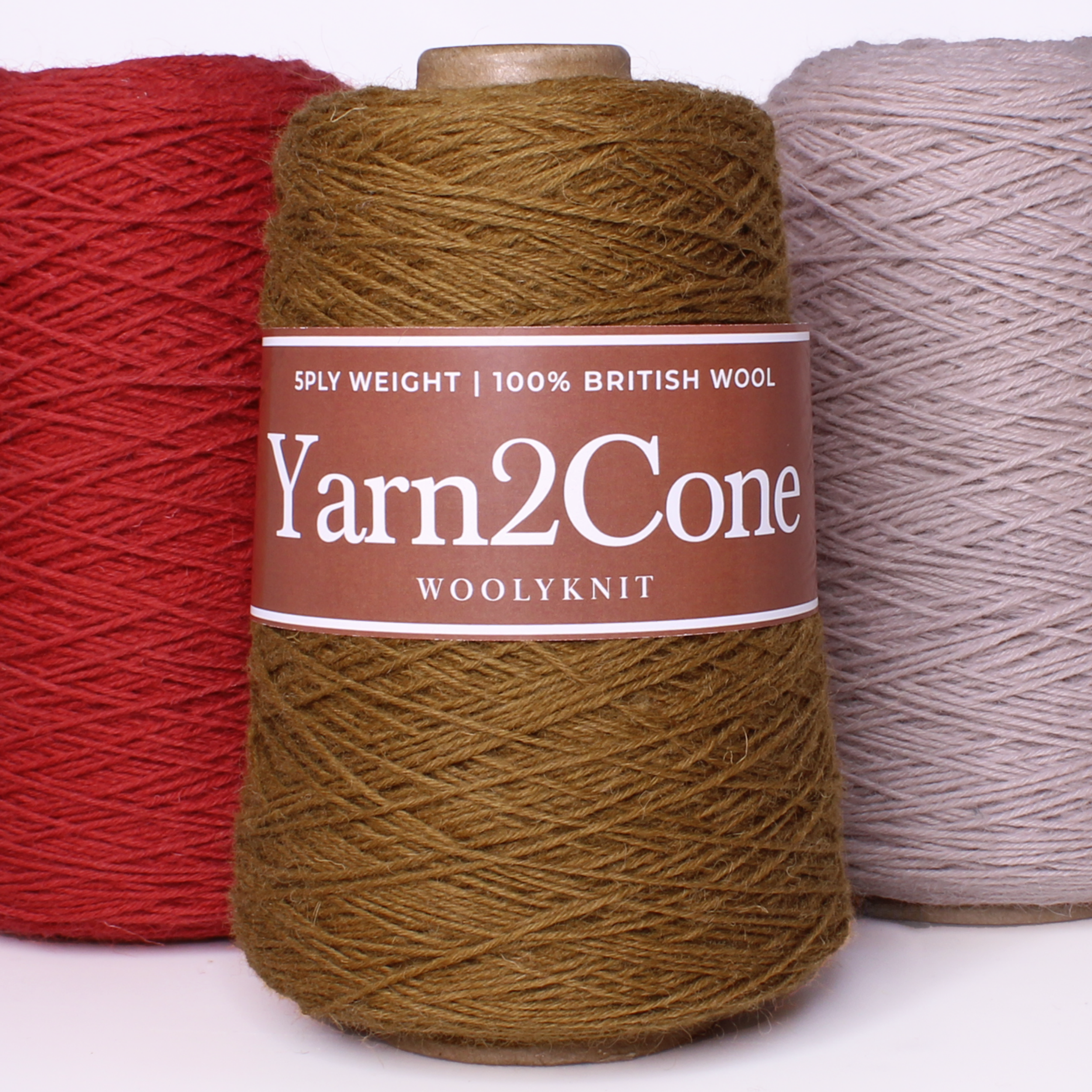 5ply Guernsey British Wool 250g Cones