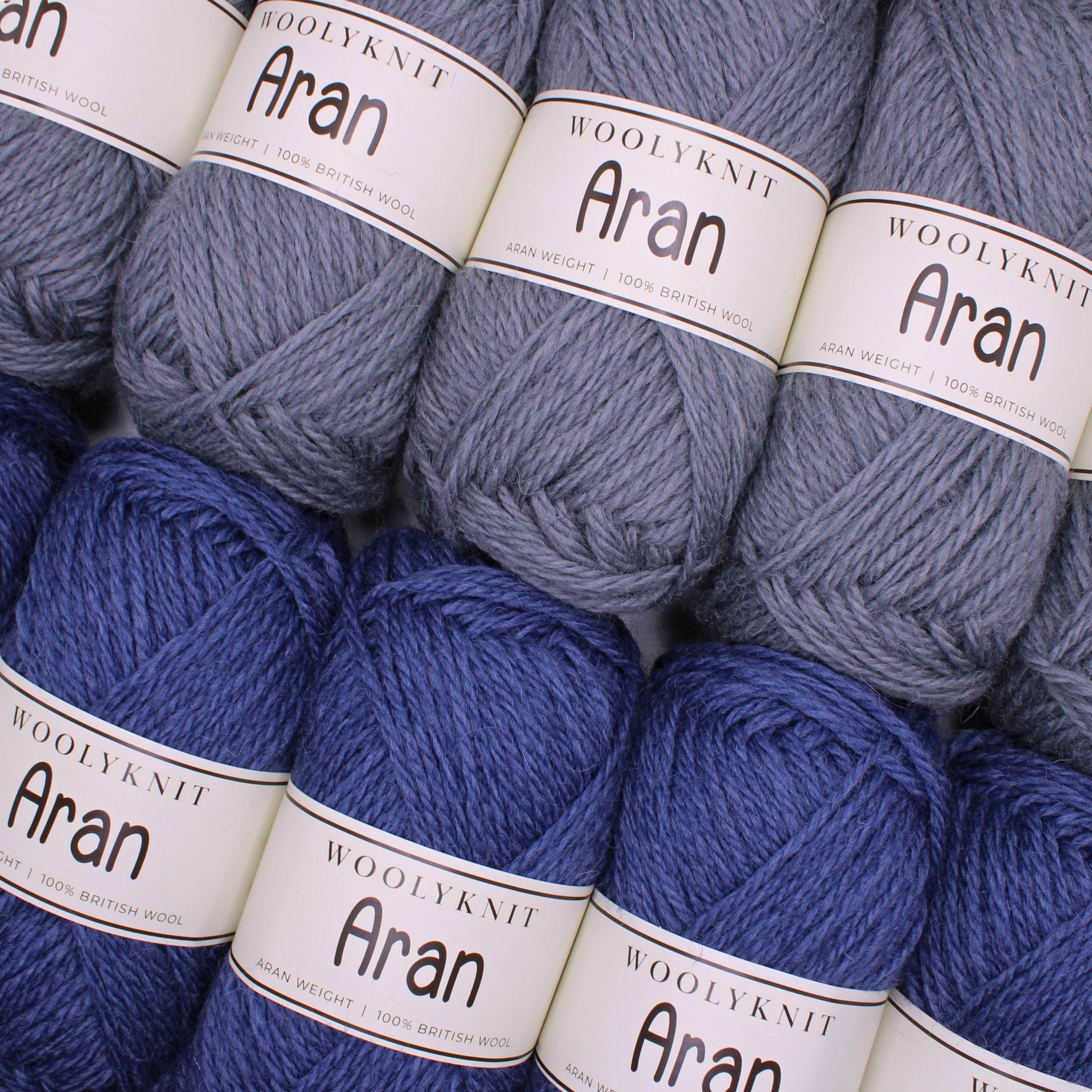 Aran Weight British Wool 50g Wool Balls
