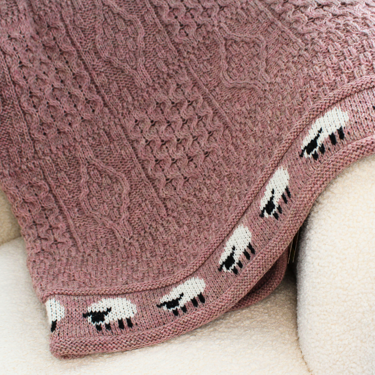 100% British Wool Throw