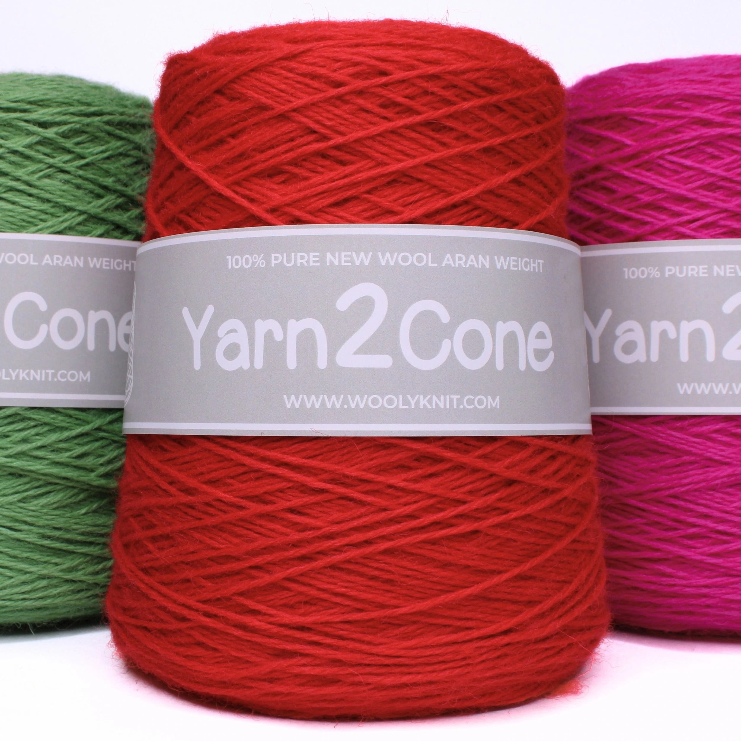 Aran Weight British Wool 400g Cone