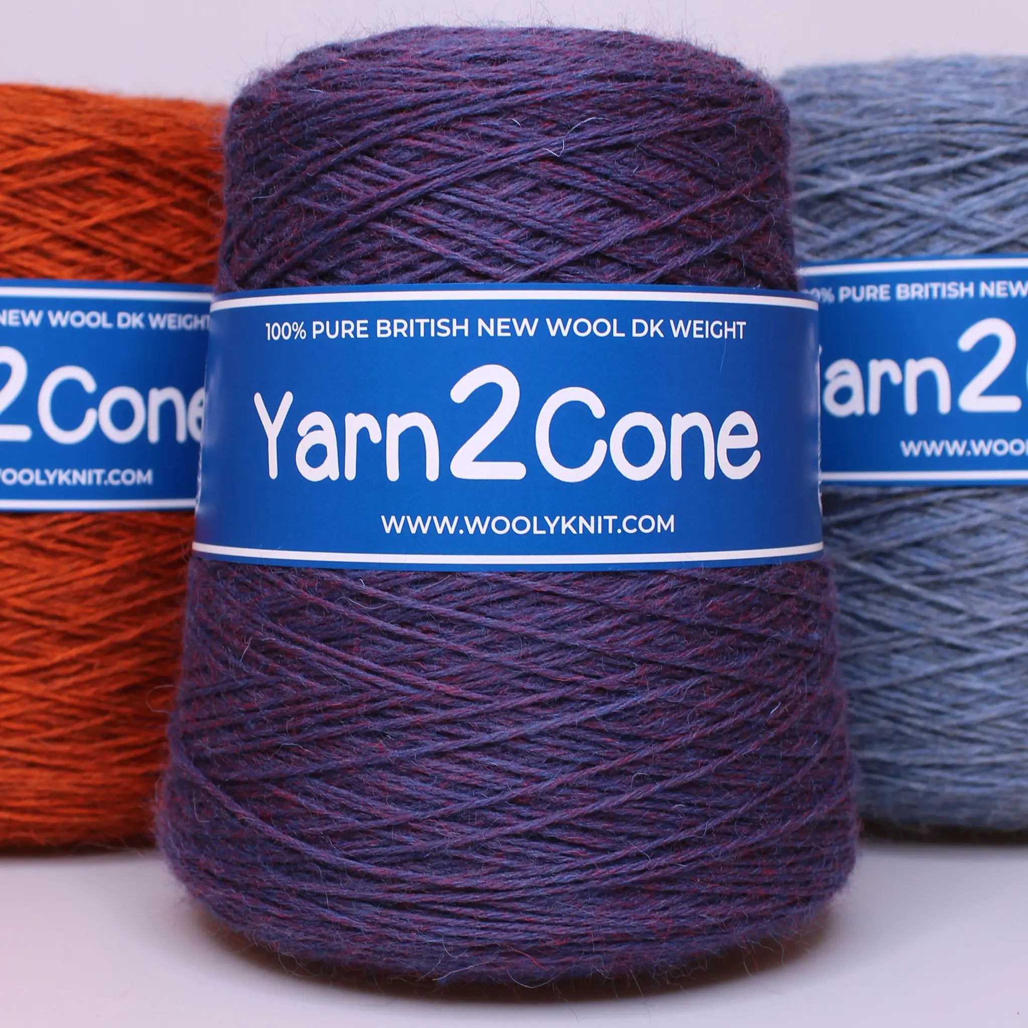 Double Knitting British Wool 500g Cones