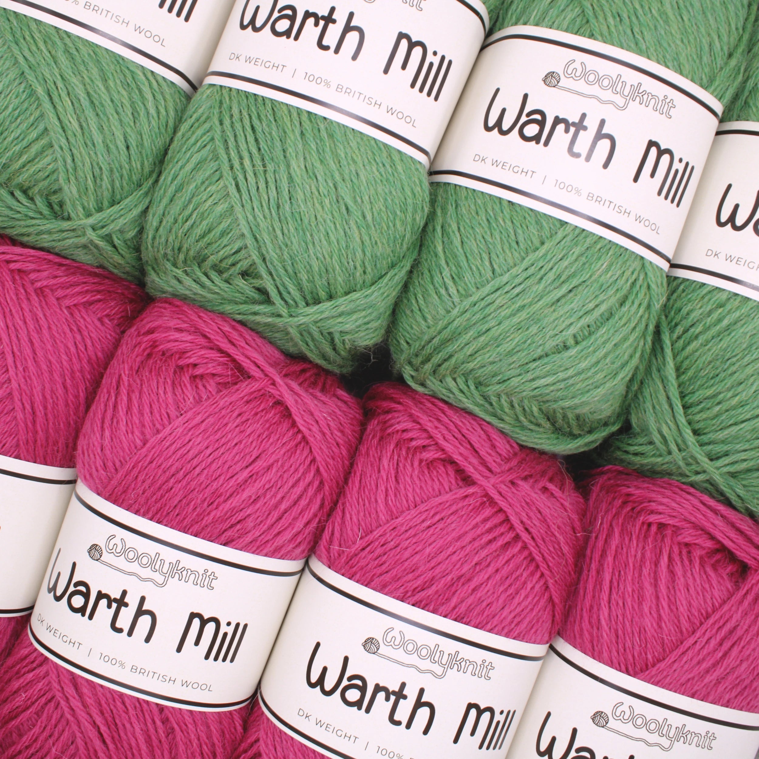 Warth Mill 100% British Wool DK Yarn Value Pack of 5