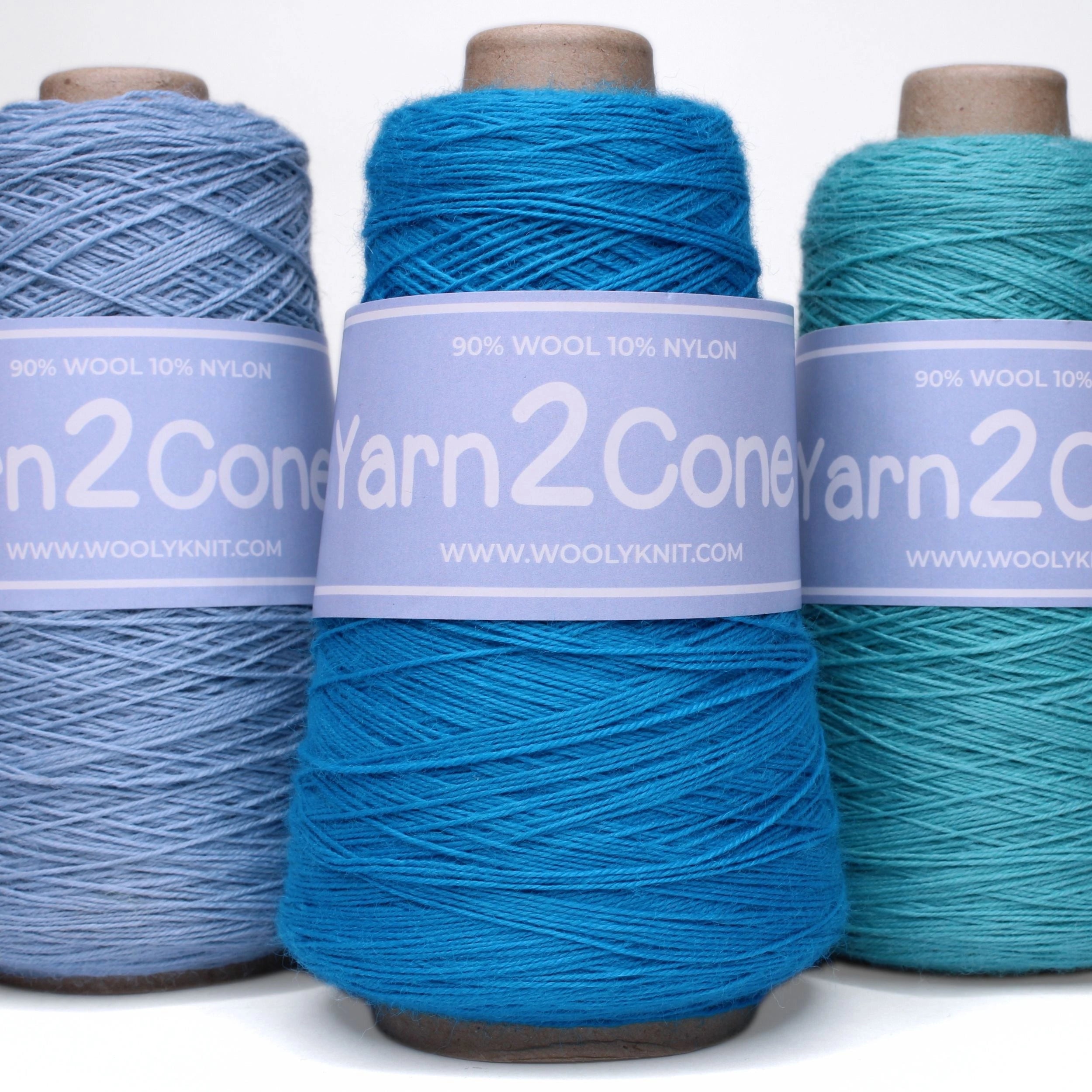 Wool Nylon 3ply 200g Cone