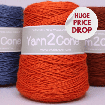 Aran Weight British Wool 400g Cones
