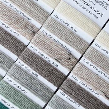 4ply Merino Wool Yarn2Cone Shade Card