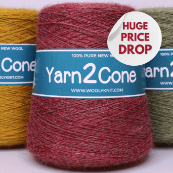 British Wool 4ply 500g Cones