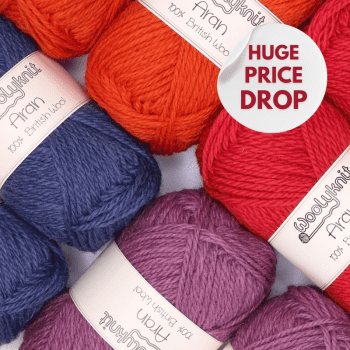 Aran Weight 50g Wool Balls