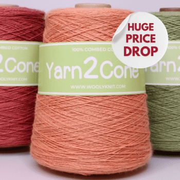 100% Cotton Yarn 4ply 400g Cone
