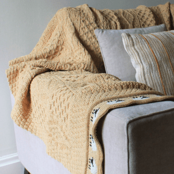 100% British Wool Throw