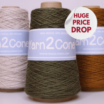 Wool Nylon 3ply 200g Cone