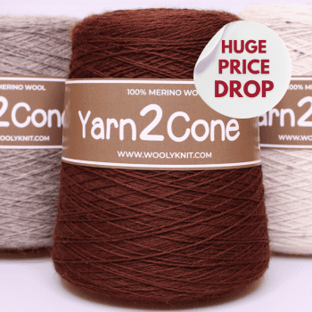 Merino Wool 4ply 500g Cone