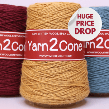 5ply Guernsey British Wool 250g Cones