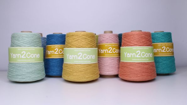 picture of 100% cotton yarns and linen cotton yarns
